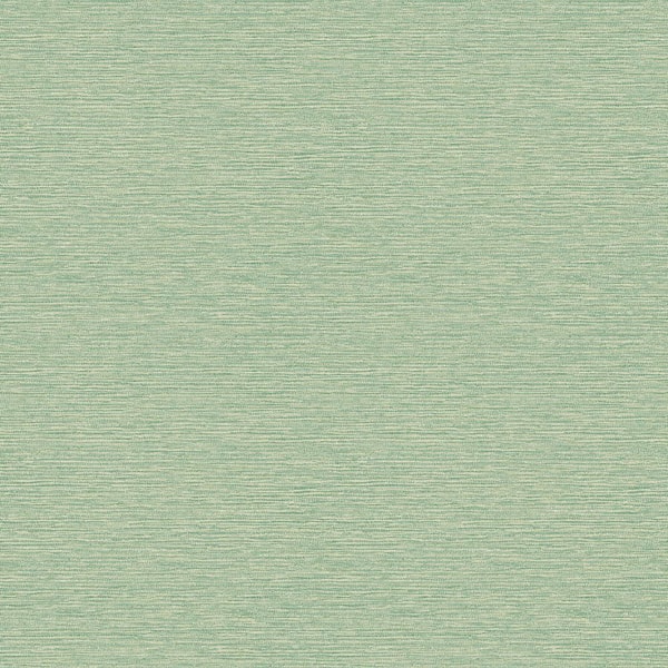 Chesapeake Gump Green Faux Grass Cloth Wallpaper Sample