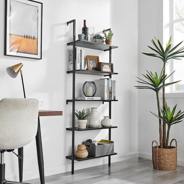DANYA B Everett 68.5 in. W x 23.62 in. D x 9.88 in. 5-Tier Open