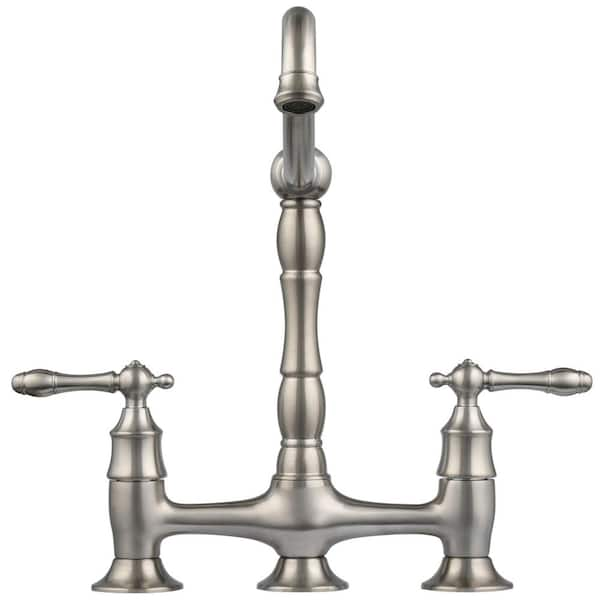 Pegasus 9000 Kitchen Faucet Things In The Kitchen   Brushed Nickel Glacier Bay Bridge Kitchen Faucets Hd852n 05504 1f 600 