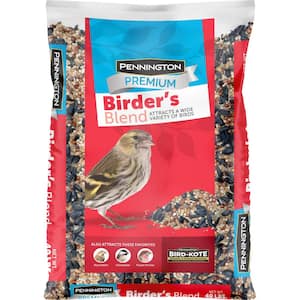 Premium Birder's Blend 40 lb. Bird Seed Food with Sunflower, Safflower and Millet Seeds