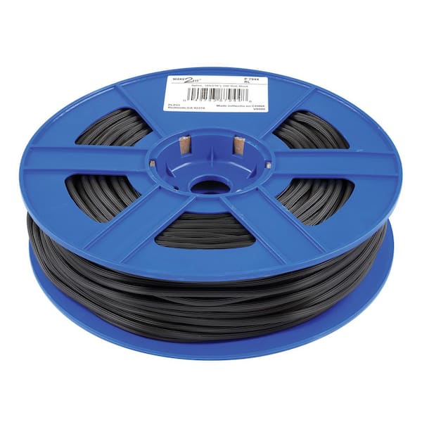 Prime-Line Screen Retainer Spline, 0.185 in. (3/16 in), Black, 1 Roll of 250 ft.