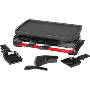 Black Raclette/Party Indoor Grill Set