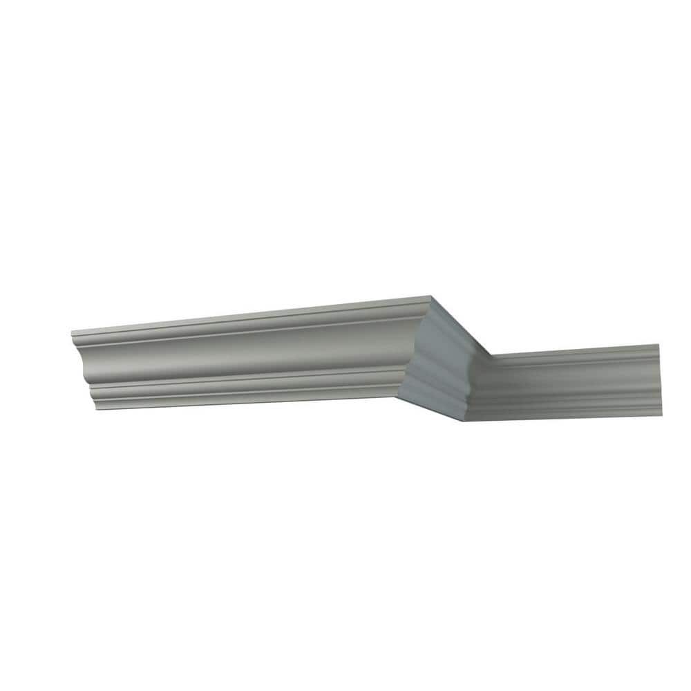 Alicia 96" Gray Polyurethane Crown Moulding
