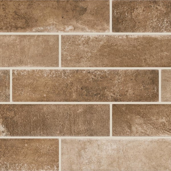 Cotto Revival Alpaca 2 in. x 9 in. Matte Porcelain Floor and Wall Tile (5.72 sq. ft. /Case)