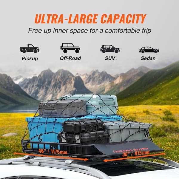 Hyper Tough Roof Top Carrier Walmart Extra Long Roof Box Premium