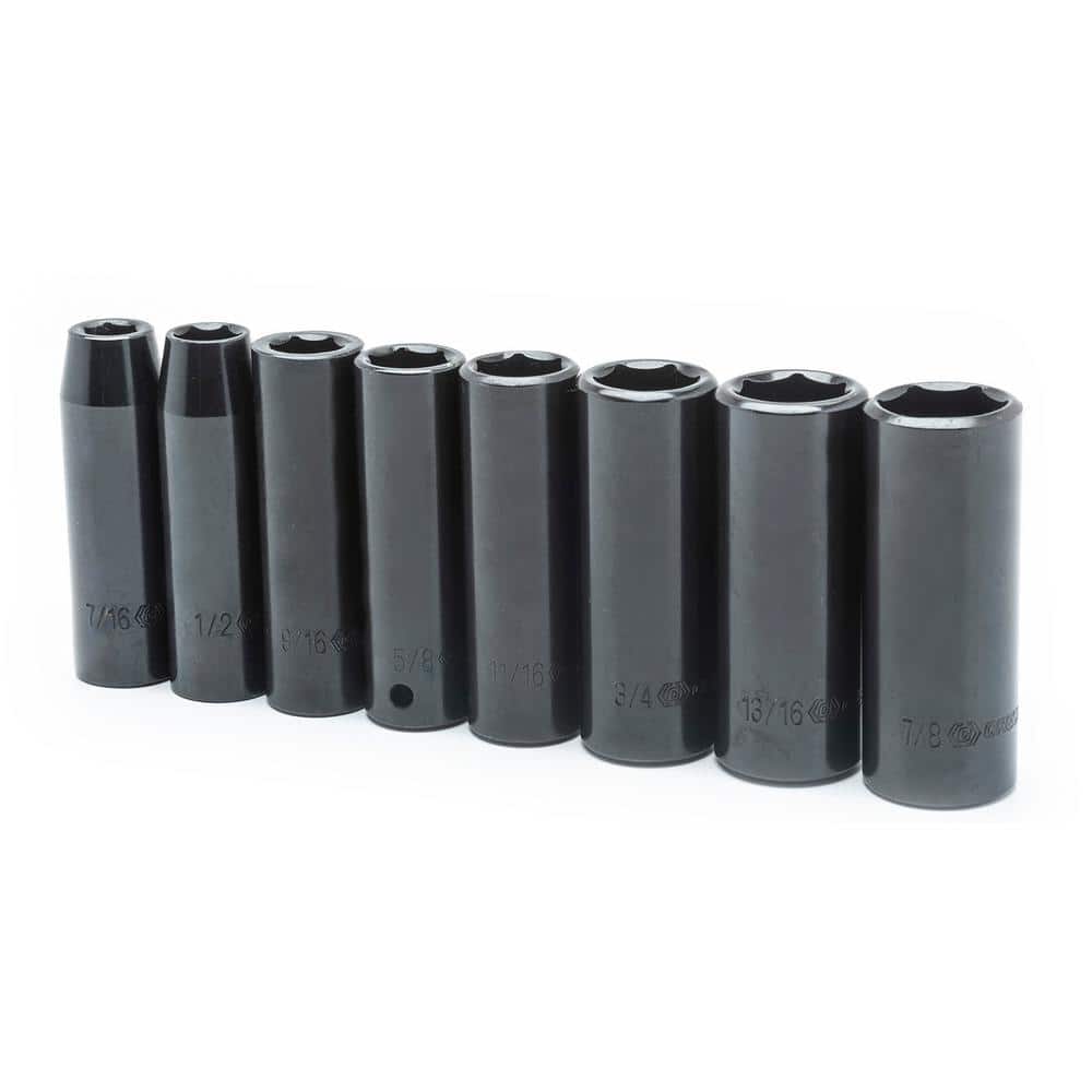 Reviews for Crescent 1/2 in. Drive 6 Point SAE Deep Impact Socket Set
