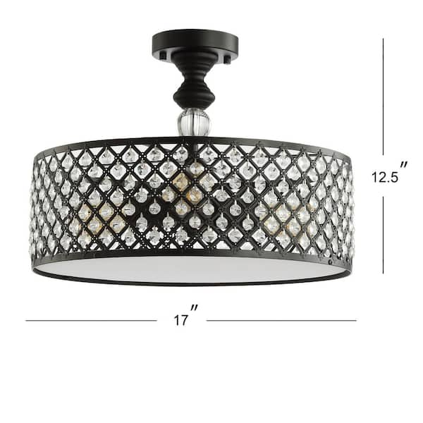 metal drum flush mount light