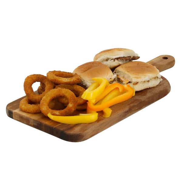 Elama 11.5 in. Acacia Wood Charcuterie Cheese Board