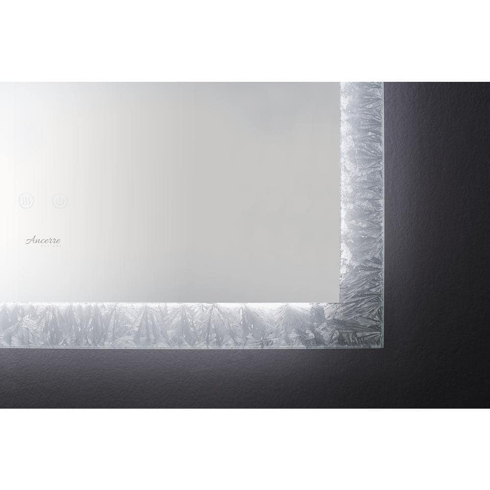 Elegance Frameless LED Vanity Mirror 24" x 40" with Dimmer and Defogger
