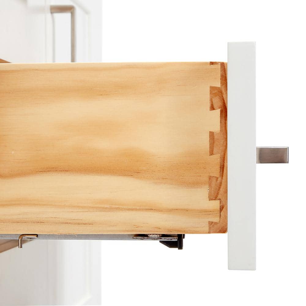 Bayhill 49'' White Marble Top Single Vanity