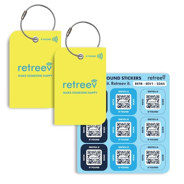 Unbranded Yellow Combo-2 X Yellow Originals Smart Tags and 9 X Smart Stickers