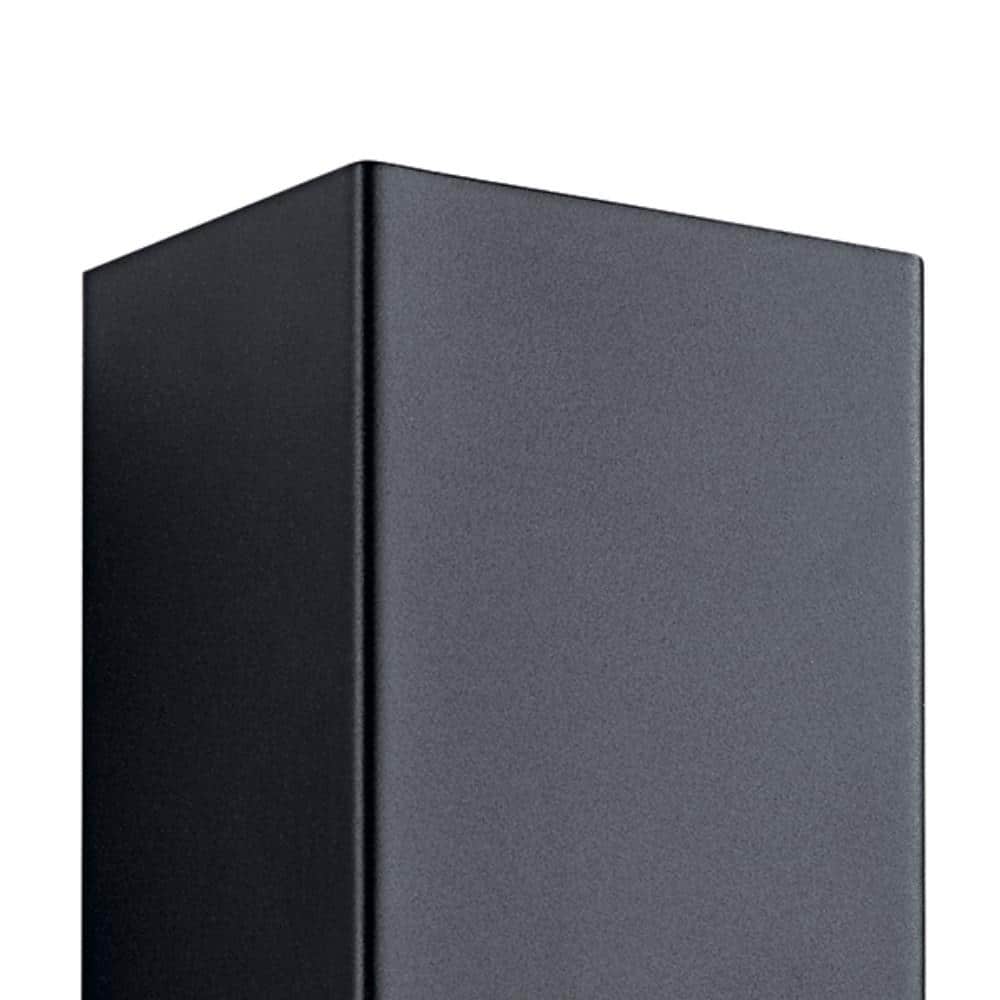 Walden 12" Textured Black Aluminum LED Outdoor Wall Light
