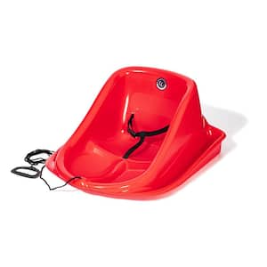 Baby Whistler Plastic Baby Pull Sled - Premium Canadian Resin Sleds for Toddlers - RED