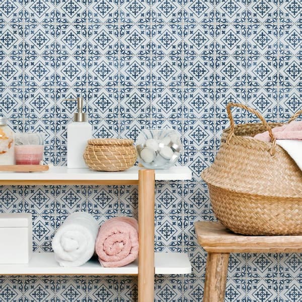 Harmonia Atlantic Cobalt Blue 13 in. x 13 in. Ceramic Floor and Wall Tile (12.0 sq. ft./Case)