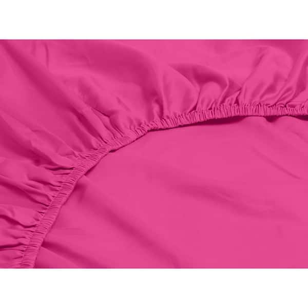 Mohap Queen Sheets Pink - Soft 1800 Sheets for Queen Size Bed, 4