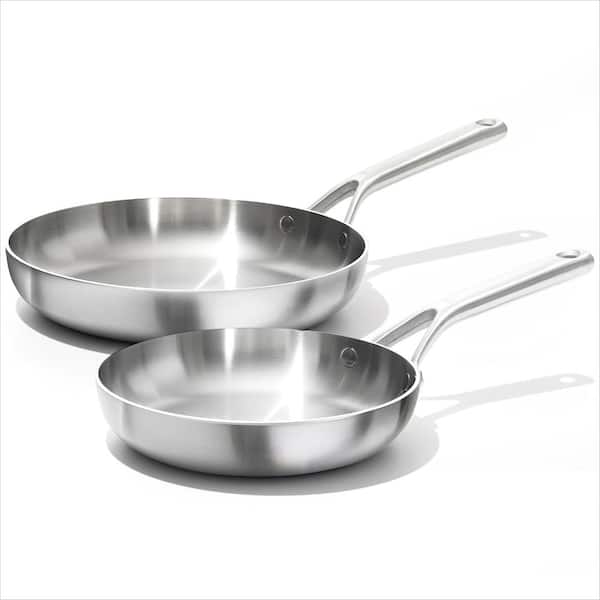 OXO 2-Piece Stainless Steel Tri-Ply Mira Series Frying Pan Set