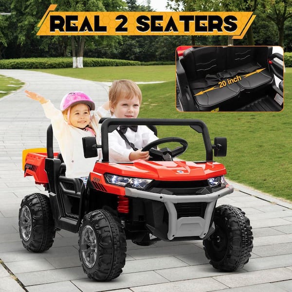 JOYRACER 24-Volt 4 x 200-Watt Ride on Toys with Remote, Metal