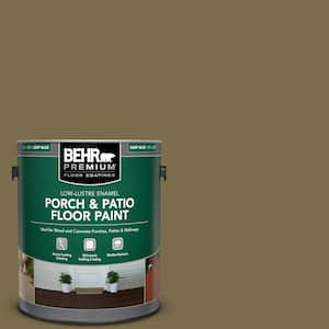 1 gal. #PPU8-01 Olive Low-Lustre Enamel Interior/Exterior Porch and Patio Floor Paint