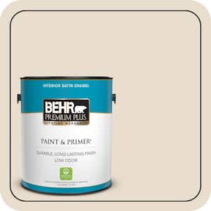 1 gal. #23 Antique White Satin Enamel Low Odor Interior Paint & Primer