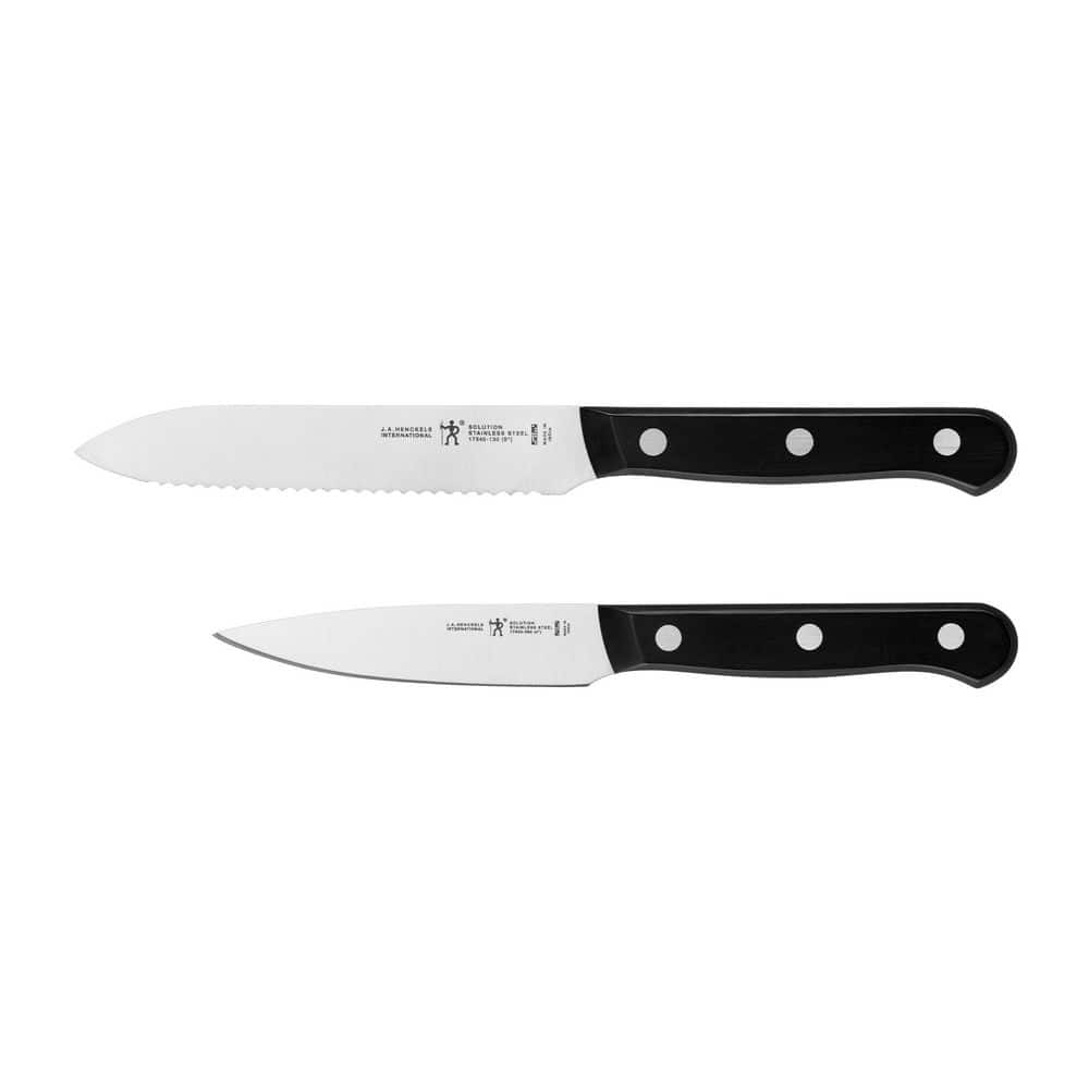Henckels Solution 2 Piece Stainless Steel Utility Knife Set 1010959 ...