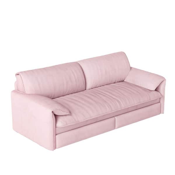 Harper & Bright Designs 3-in-1 Convertible 66 in. Pink Soft Harper & Bright Designs 3-in-1 Convertible 66 in. Pink Soft