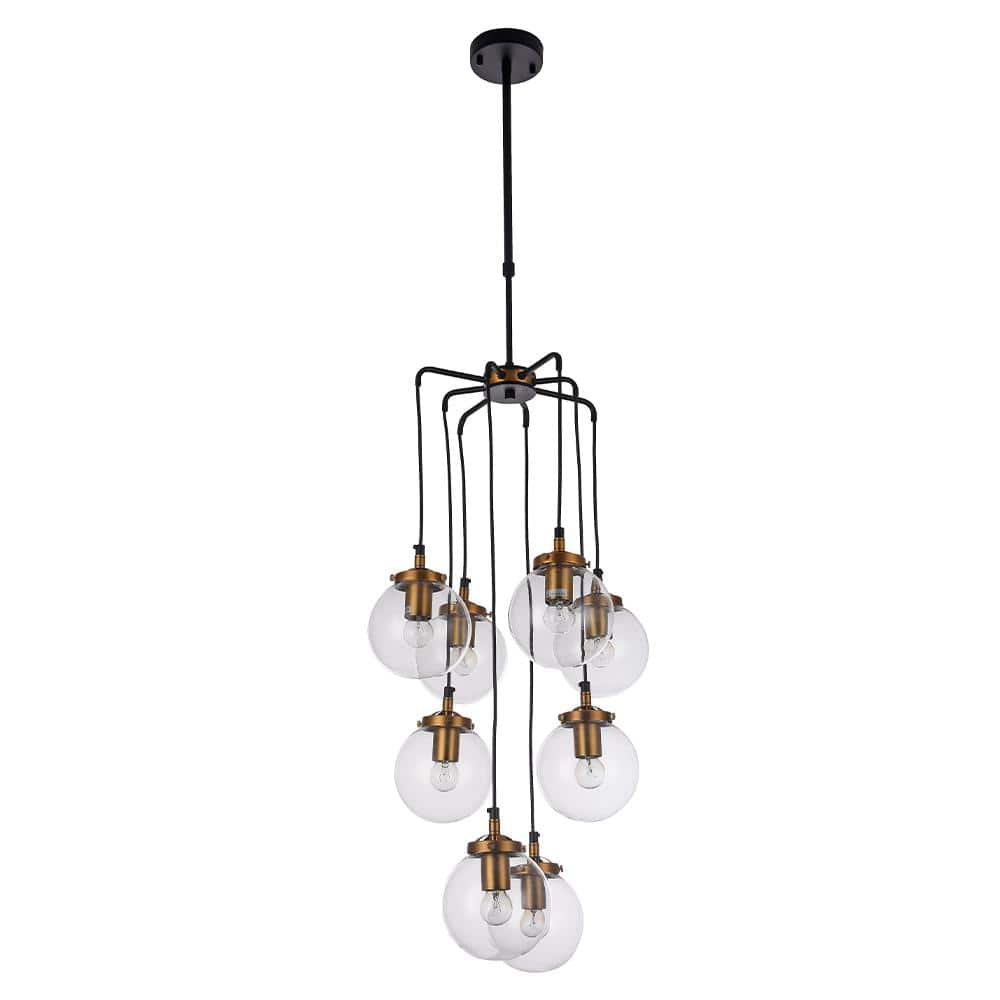 Charlotte 8-Light Black Chandelier