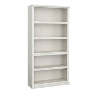 35.276 in. Wide Glacier Oak 5-Shelf Standard Bookcase