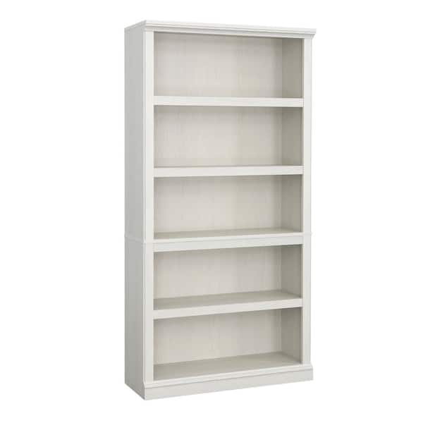SAUDER 35.276 in. Wide Glacier Oak 5-Shelf Standard Bookcase