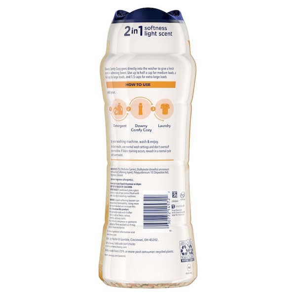 Downy 25.6 oz. Comfy Coz.y Toasted Vanilla Scent Fabric Softener and Scent Booster 003077214572