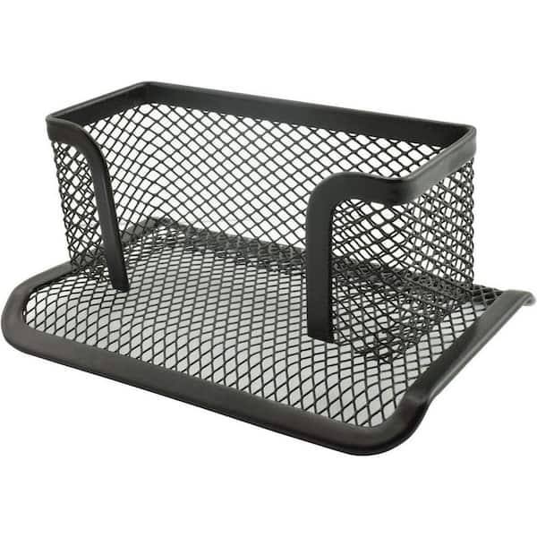 Metal Mesh Business Card Holder Pack of 1 Office Desk Organizer Storage Case Stand for Name Card Collection