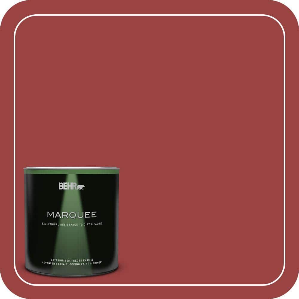 1 qt. #MQ1-10 Red My Mind Semi-Gloss Enamel Exterior Paint & Primer price history on PriceWatchPro