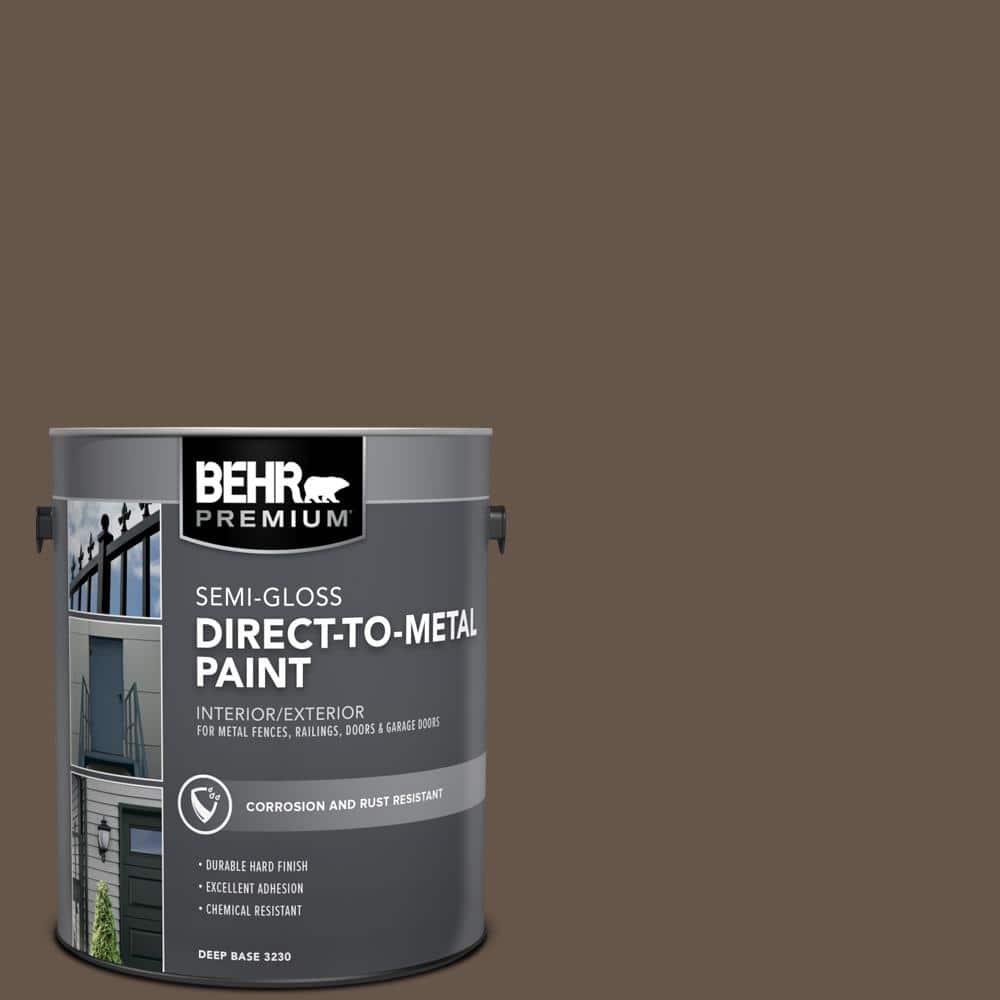 1 gal. #N220-7 Cavalry Brown Semi-Gloss Direct to Metal Interior/Exterior Paint price history on PriceWatchPro