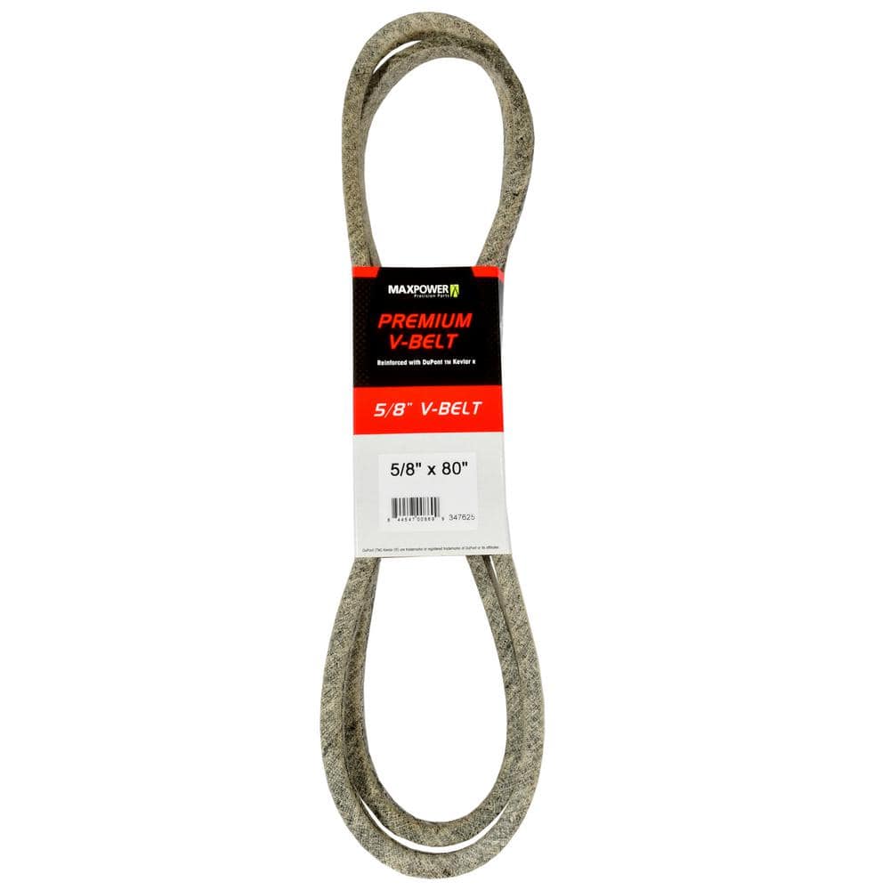 MaxPower 5/8 in. x 80 in. Premium V-Belt 347625 - The Home Depot