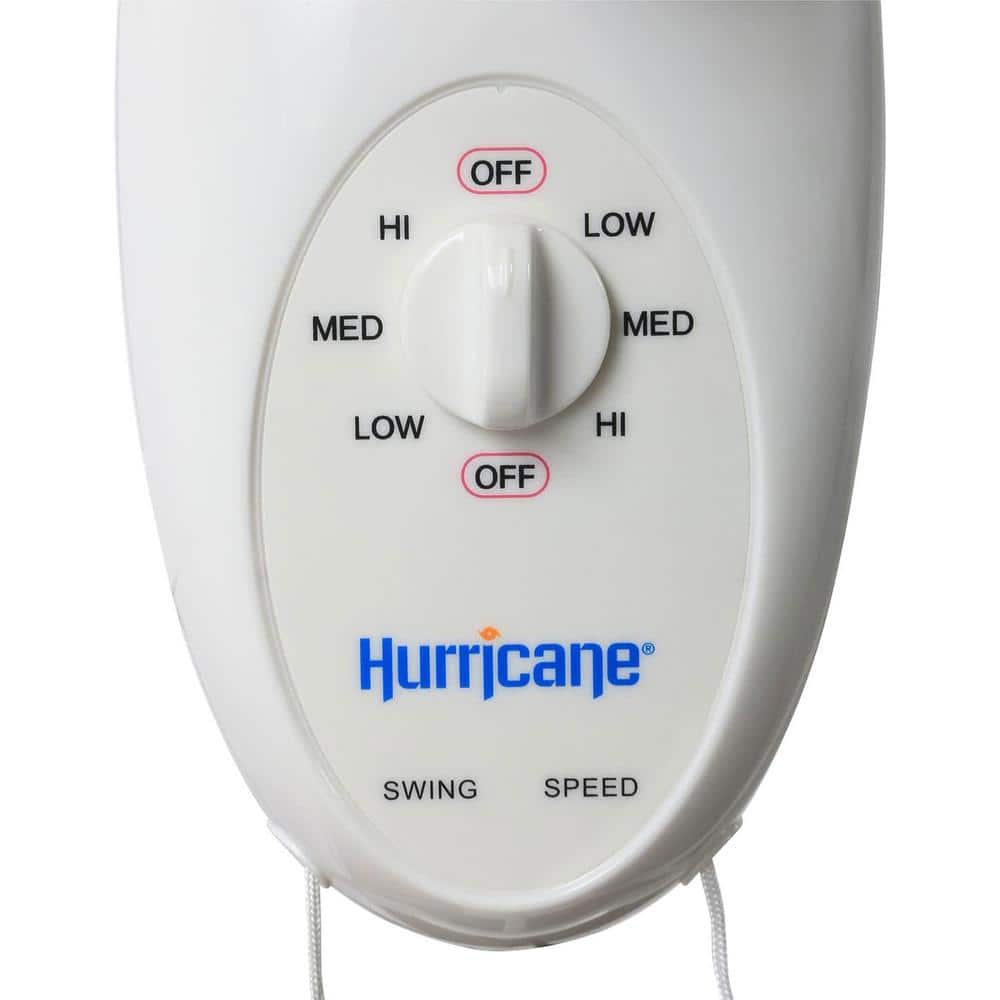 Hurricane Supreme 16 Inch White Plastic Wall Mounted Fan