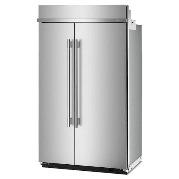 KitchenAid 48 in. 30 cu. ft. Built-In Side-by-Side Refrigerator in