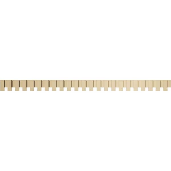 1 in. D x 6 in. W x 92 in. L Primed Polyurethane Panel Moulding