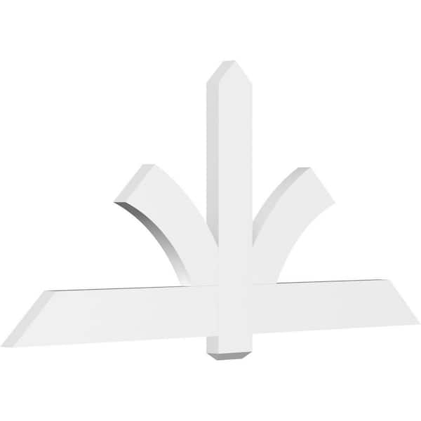 Ekena Millwork Redmond 72 in. W x 33 in. H x 2 in. D Signature Polyurethane Bracket