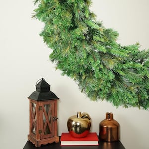 60 in. Mixed Greens Canyon Pine Artificial Christmas Wreath