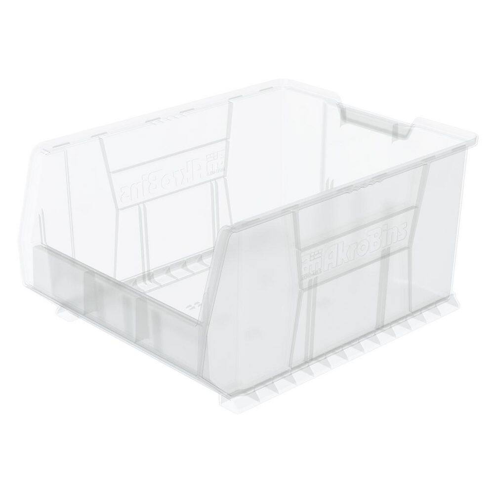 Super Size AkroBin 23-7/8 in. x 18-1/4 in. x 12 in., Clear price history on PriceWatchPro
