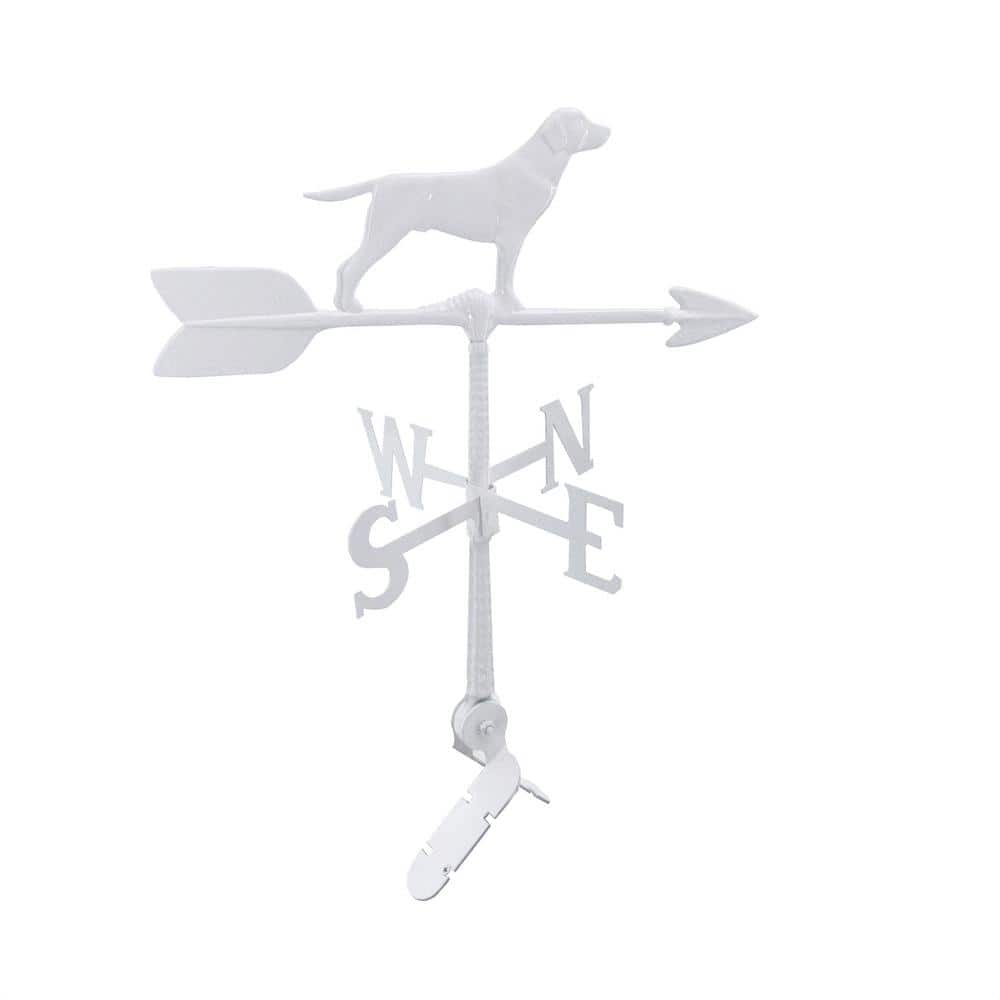 24 in. Aluminum Retriever Weathervane - White product image for price tracking