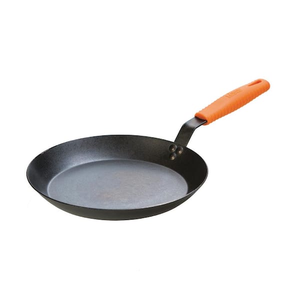 Lodge 12 in. Carbon Steel Skillet in Black with Comfort Grip Handle  CRS12HH61 - The Home Depot