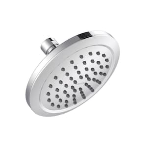 Northerly 1-Spray Patterns with 1.5-GPM 6 in. Wall Mount Rain Fixed Shower Head in Chrome