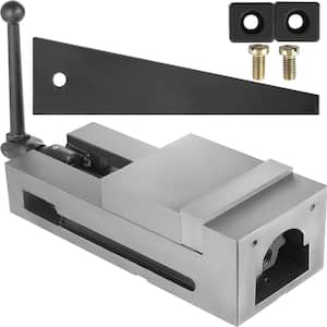 High Precision Milling Vice 6 in. Flat Clamp Vise Mill Vise for Milling Drilling Machine and Precision Parts Finishing