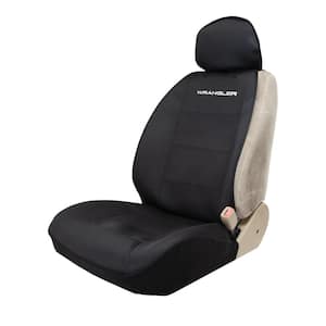 Jeep Wrangler 26 in. x 22 in. x 0.5 in. Heavy-Duty Sideless 3-Piece Design Seat Cover with Cargo Pocket