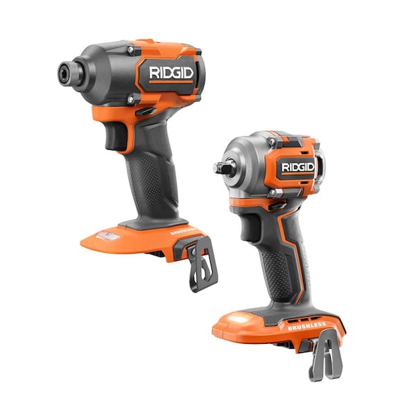 RIDGID 18V Brushless Cordless 2 Tool Combo Kit w SubCompact 3 8