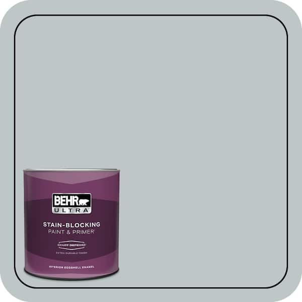 BEHR ULTRA 1 qt. #PPU12-10 Misty Morn Extra Durable Eggshell Enamel Interior Paint & Primer