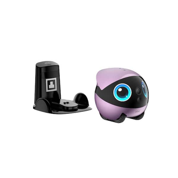 EBO Air 2 Plus 3K HD Camera Family Companion Robot with 2-Way Video and AI Assistant for Engaging Chats, Nebula Purple
