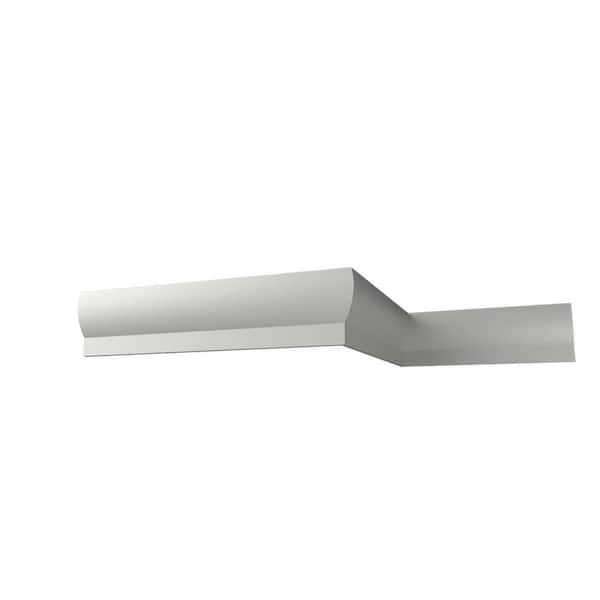 Ekena Millwork Faline 2.75 in. D x 11 in. W x 12 in. L Polyurethane Crown Moulding Sample