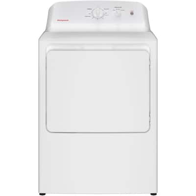 6.2 cu. ft. vented Gas Dryer in White with Auto Dry