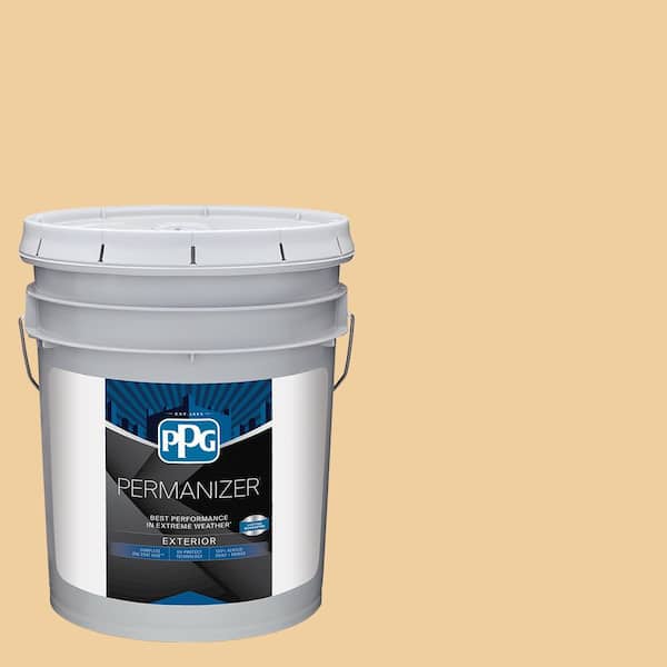 5 gal. PPG1207-4 Toffee Crunch Semi-Gloss Exterior Paint